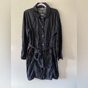 Chicos Platinum blue denim dress  size 3